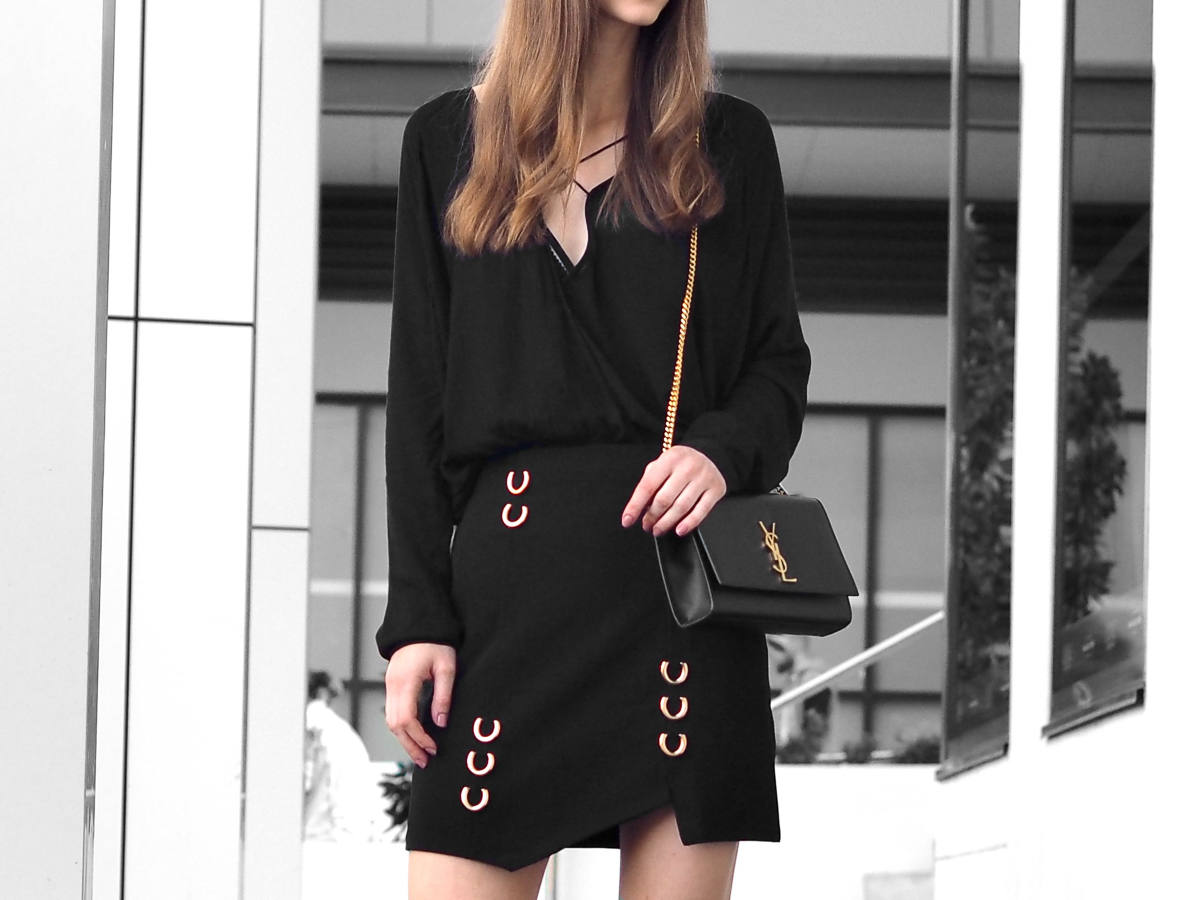 Best Statement skirts fashion blogger ysl bag