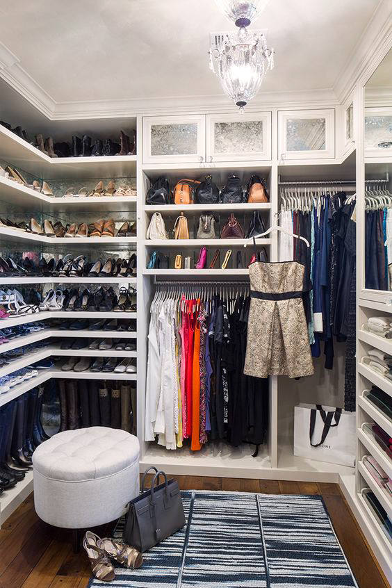 20+ Dreamy Walk-In Closet Ideas - FROM LUXE WITH LOVE