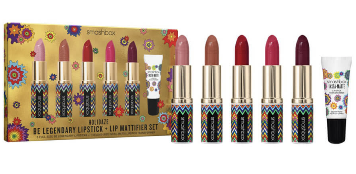 Smashbox Holidaze Be Legendary Lipstick And Lip Mattifier Set