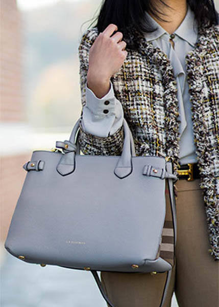Burberry Banner Bag street style outfit - FROM LUXE WITH LOVE