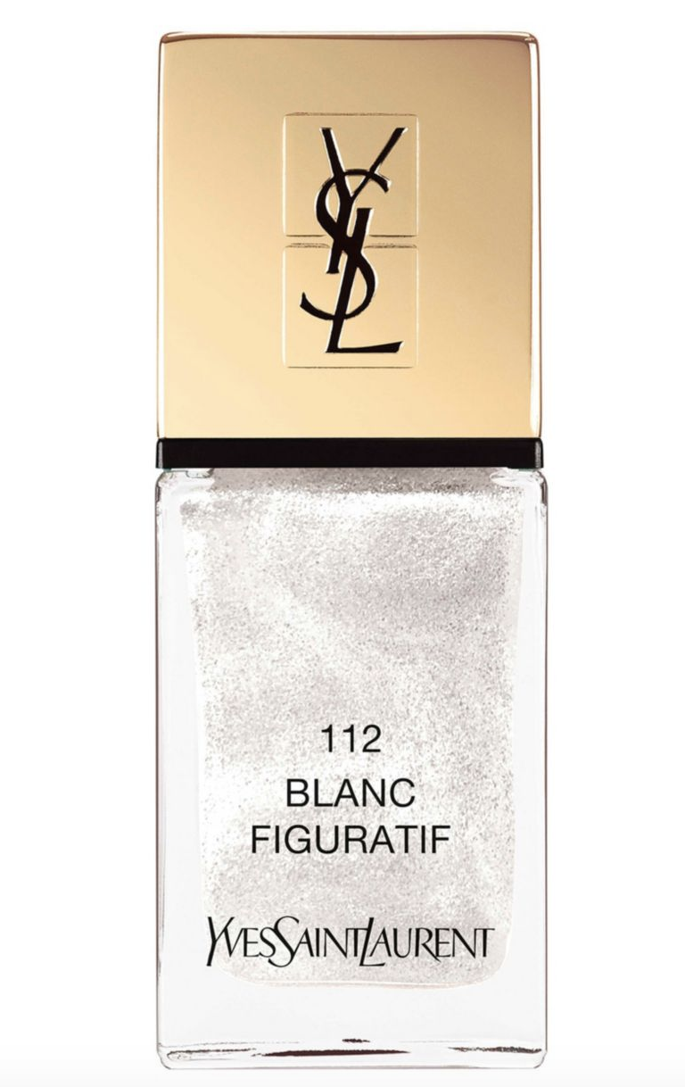 YSL Yves Saint Laurent La Laque Couture Nail Polish in 112 Blanc Figuratif