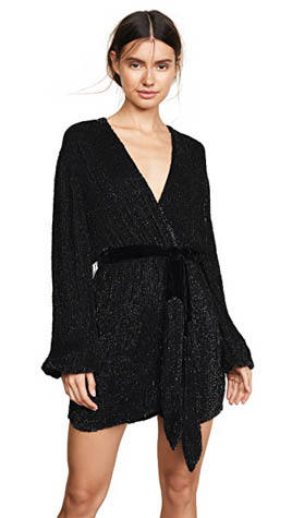 Retrofete Gabriella Sequin Robe