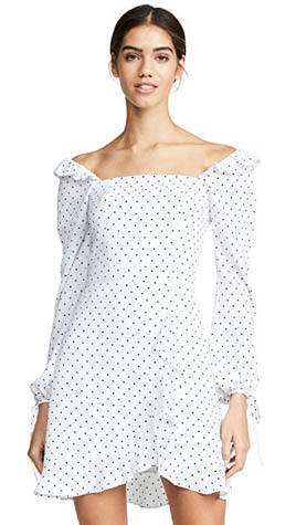 Ali & Jay In Bloom Polka Dot Mini Dress