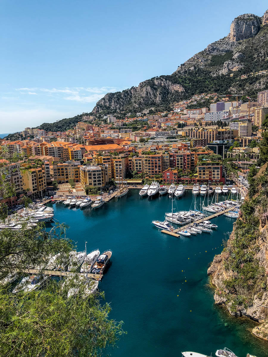 Monaco Fontvieille yacht harbour 