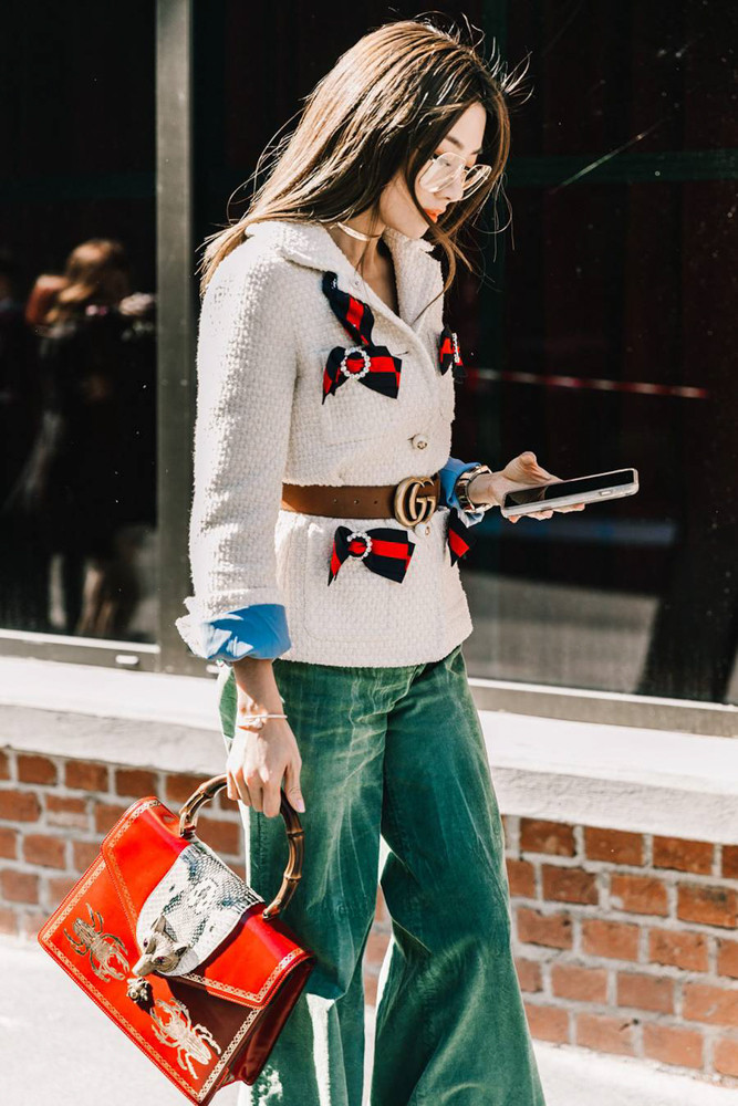 Gucci Belt Outfit Street Style