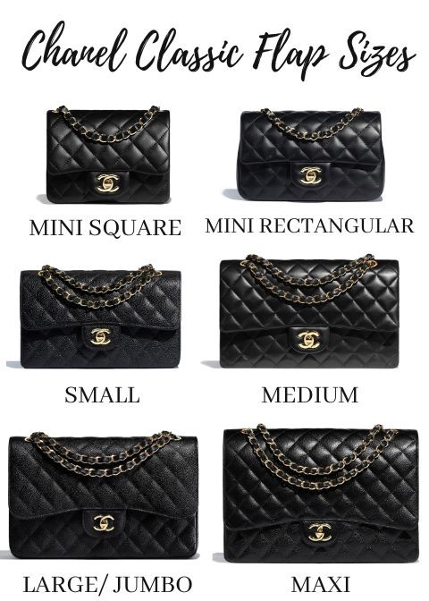 Chanel Classic Flap Bag Sizes