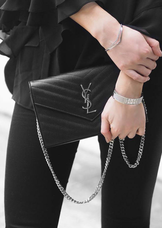 YSL Saint Laurent Monogramed Wallet on Chain Review & Buying Guide – Au  Fait Finds