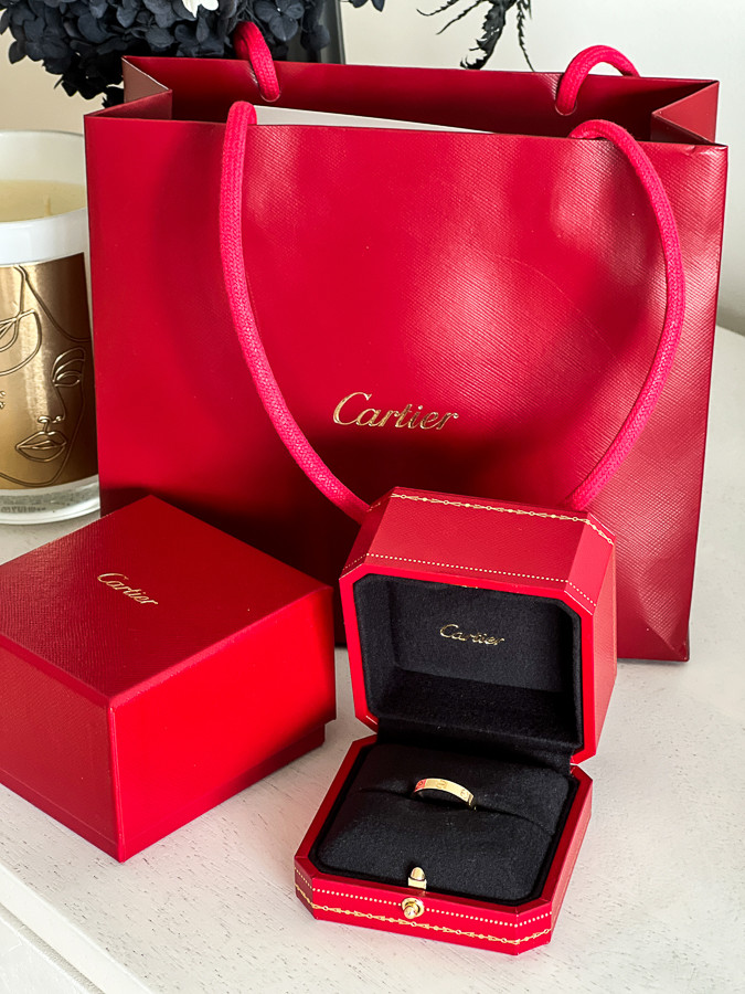 Cartier Love Ring Unboxing, Rose Gold vs Yellow Gold + Wear & Tear