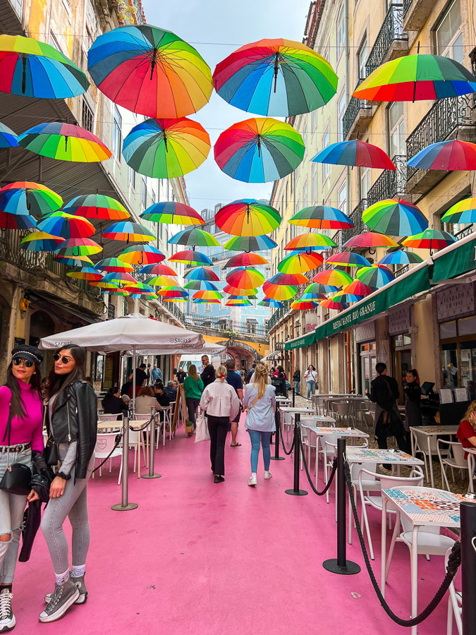 Best Things to Do in Lisbon Portugal Pink Street