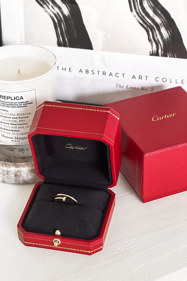Cartier Love Ring Unboxing  Rose Gold vs Yellow Gold + Wear