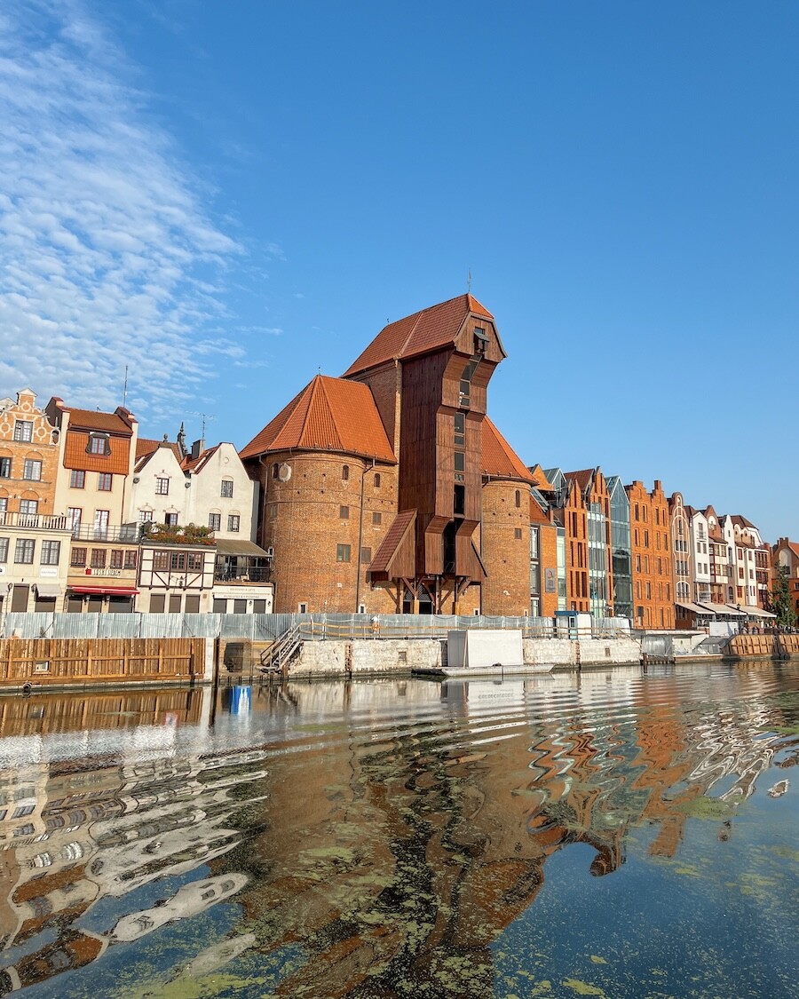 Historic Crane (Żuraw) Gdansk, Poland