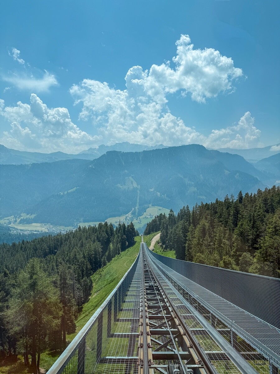 Funicular to Resciesa Dolomites