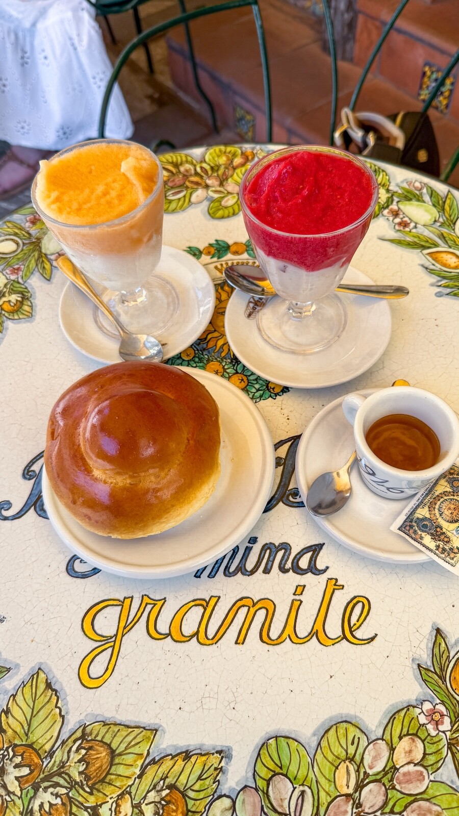 Bam Bar Taormina Granita